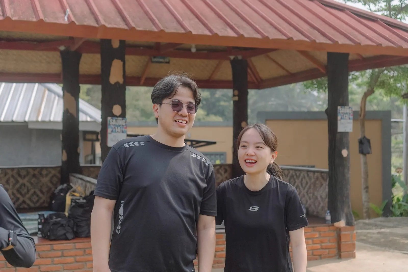 Games massal peserta di lapangan